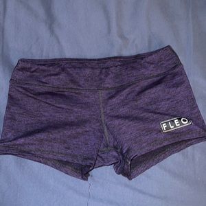 Purple Fleo shorts